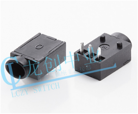 DC POWER JACK 90° DIP pin?1.0mm