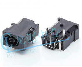 DC POWER JACK 90° DIP pin?1.0mm
