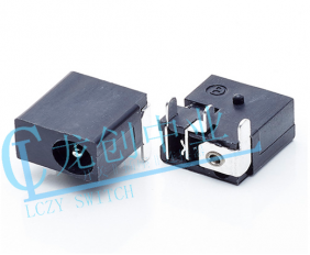 DC POWER JACK 90° DIP pin?1.0mm
