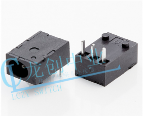 DC POWER JACK 90° DIP pin?1.0mm