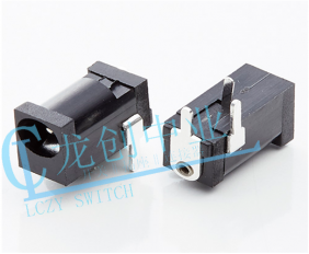 DC POWER JACK 90° DIP pin?1.0mm