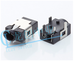 DC POWER JACK 90° DIP pin?1.3mm