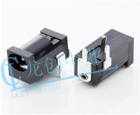 DC POWER JACK 90° DIP pin?1.3mm