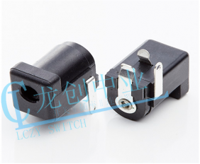 DC POWER JACK 90° DIP pin?1.3mm