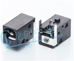 DC POWER JACK 90° DIP pin?1.65mm