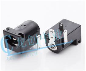 DC POWER JACK 90° DIP pin?2.0mm