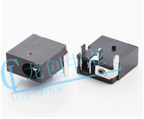DC POWER JACK 90° DIP pin?2.0mm
