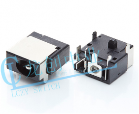 DC POWER JACK 90° DIP pin?2.0mm