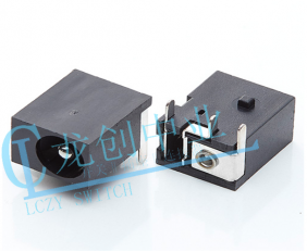 DC POWER JACK 90° DIP pin?2.0mm