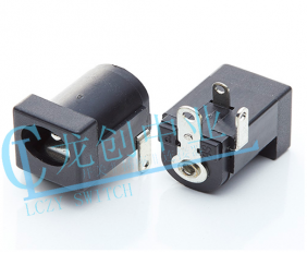 DC POWER JACK 90° DIP pin?2.0mm