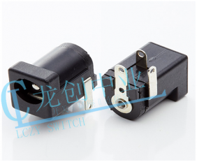DC POWER JACK 90° DIP pin?2.0mm