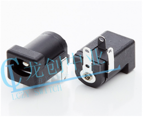 DC POWER JACK 90° DIP pin?2.0mm