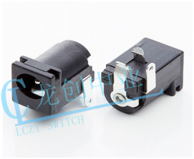 DC POWER JACK 90° DIP pin?2.0mm
