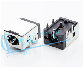 DC POWER JACK 90° DIP pin?2.0mm