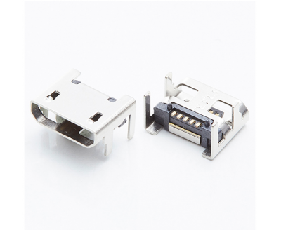 USB B TYPE 5P Female Conn 90°