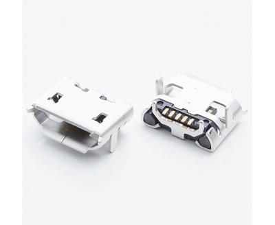 USB B TYPE 5P Female Conn 90°