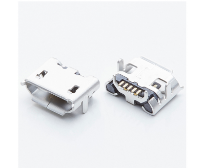 USB B TYPE 5P Female Conn 90°