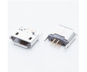 USB B TYPE 5P Female Conn 90°