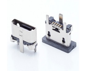 USB B TYPE 5P Female Conn 90°