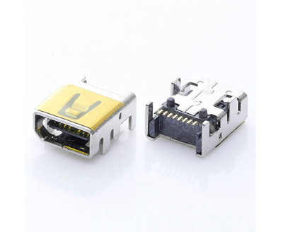 USB A TYPE 5P 8P Female Conn