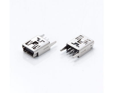 USB B TYPE 5P Female Conn DIP