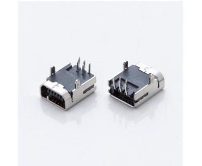 USB B TYPE 5P Female Conn DIP