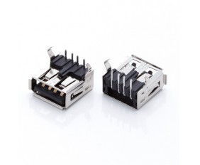 USB A Type Female Conn90°