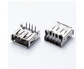 USB A Type Female Conn90°