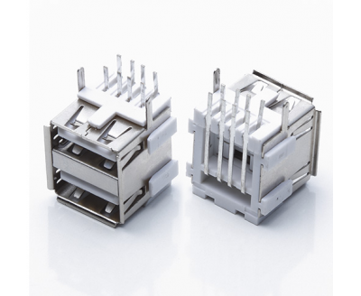 USB A Type Female ConnDouble90°