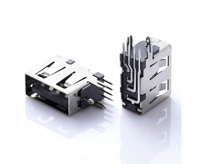 USB A Type Female ConnFlank90°