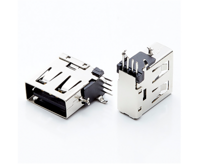 USB A Type Female ConnFlank90°