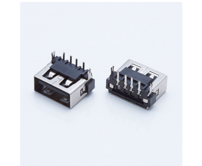 USB A Type Female ConnReverse90°