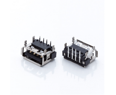 USB A Type Female ConnShort90°