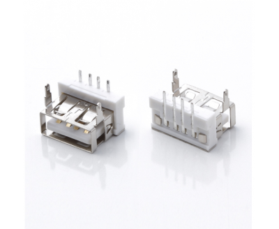 USB A Type Female ConnShort90°