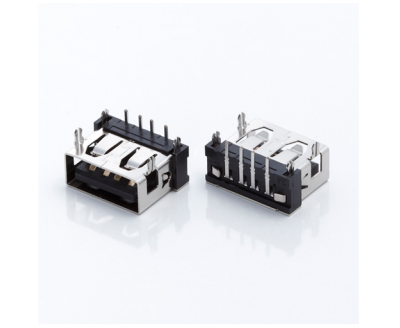USB A Type Female ConnShort90°