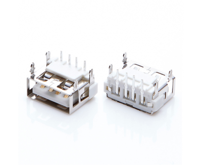 USB A Type Female ConnShort90°