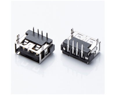 USB A Type Female ConnShort90°