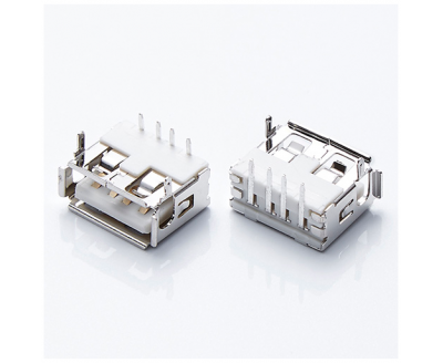 USB A Type Female ConnShort90°