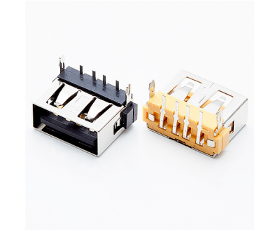 USB A Type Female ConnShort90°
