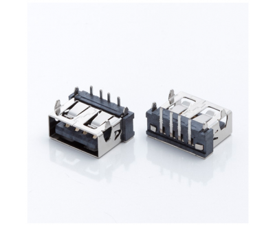 USB A Type Female ConnShort90°