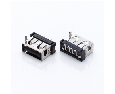 USB A Type Female ConnShort SMT