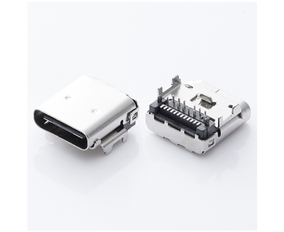 USB TYPE C Female Conn90°