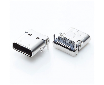 USB TYPE C Female Conn90°