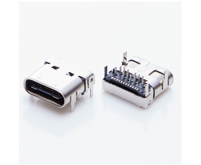 USB TYPE C Female Conn90°