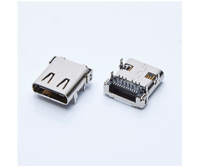 USB TYPE C Female Conn90°