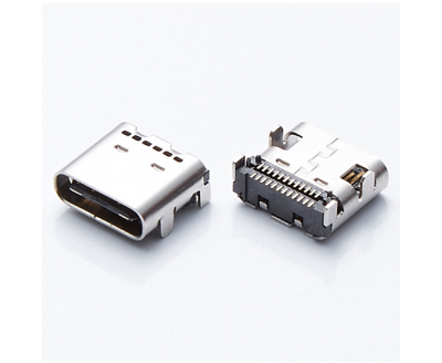 USB TYPE C Female Conn90°