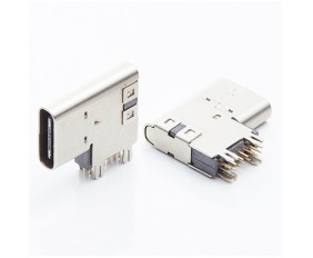 USB TYPE C Female ConnFlank 90°