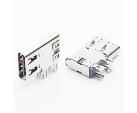 USB TYPE C Female ConnFlank 90°