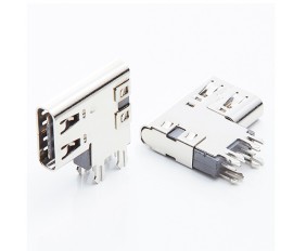 USB TYPE C Female ConnFlank 90°