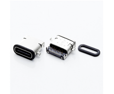 WATERPROOF USB TYPE C Female Conn 90°